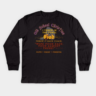 Don't Give Up Kids Long Sleeve T-Shirt